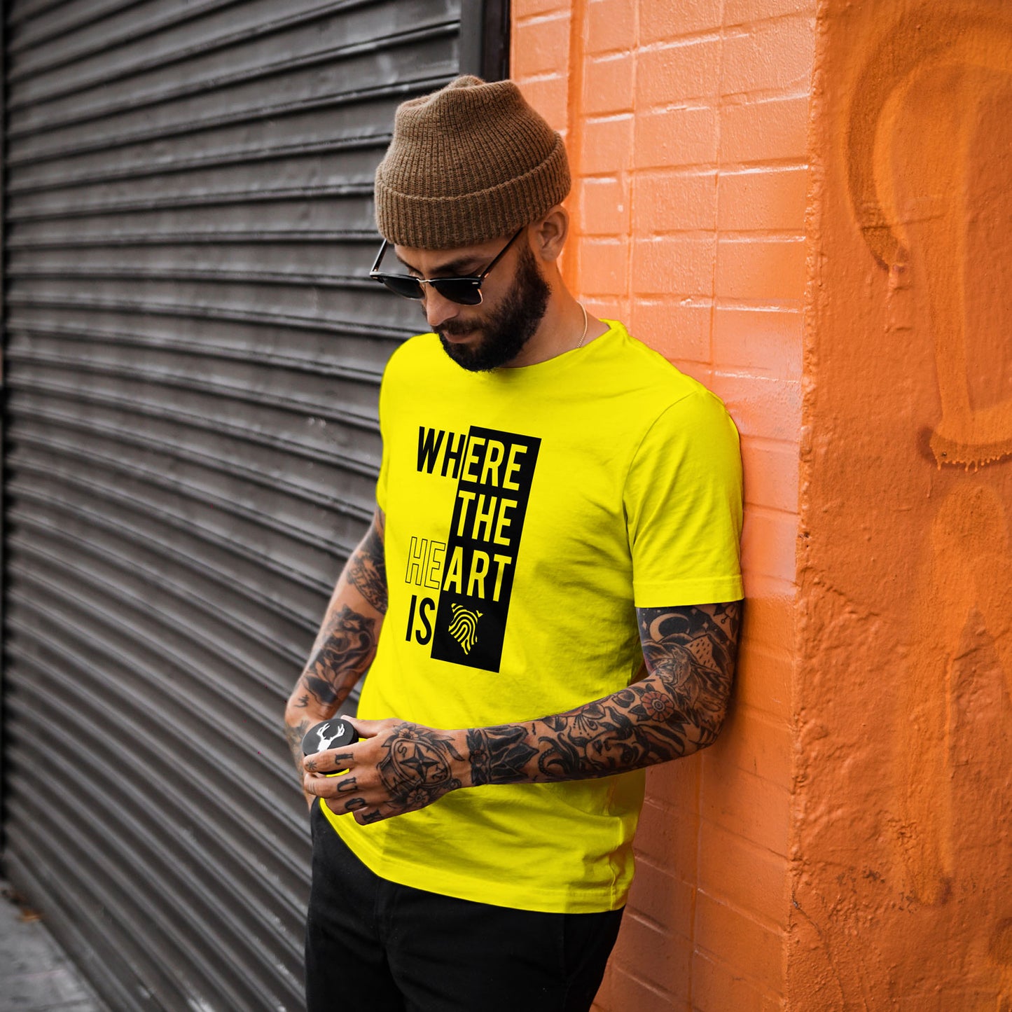 Yellow Heavyweight T-Shirt – Bold & Unapologetic