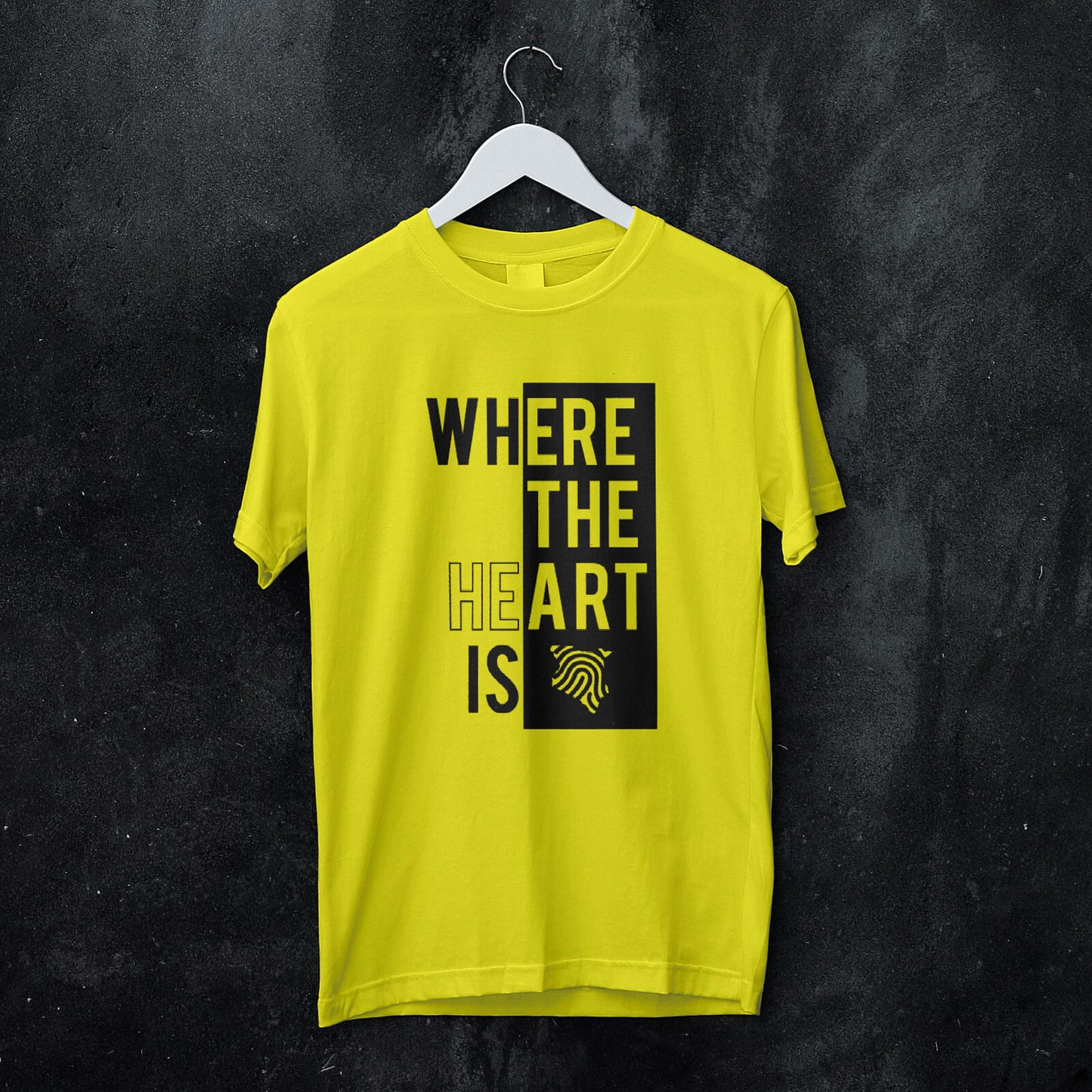 Yellow Heavyweight T-Shirt – Bold & Unapologetic